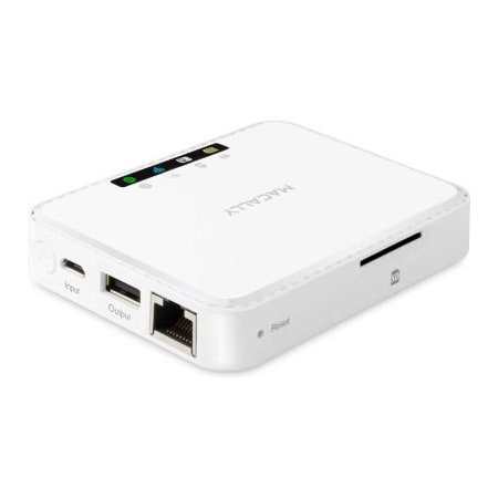 Securityman Macally Media Hub and Travel Router WIFISD2